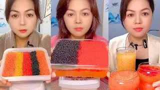 Chinese Colorful Fish Roe ASMR | Layered Seafood Eating Sounds #46