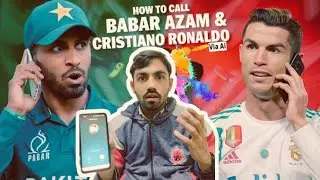 How To Call To Babar Azam & Cristiano Ronaldo! | Make ai Voice | Make Your own ai Voice | IT ILAM|