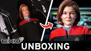 Распаковка фигурки EXO-6 из Star Trek Капитан Кэтрин Джейнвэй | Первый взгляд на Sideshow