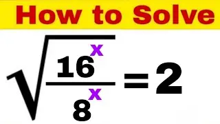 |Nice Radicals Exponent Simplification Maths|Olympiad Radicals Exponent Simflication|Find the valueX
