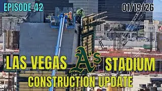 Las Vegas Athletics Stadium Construction Update 01 19 2026