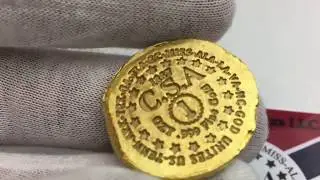 Lost Confederate Gold, an Oklahoma Legend! PolarBearPours 1 Troy Oz Confederate gold bar bullion