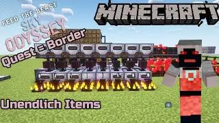 Sky Odyssey Quest=Border  Unendlich Items #minecraft #modpack