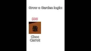 Grow a Garden logic be like: #growagarden #gag