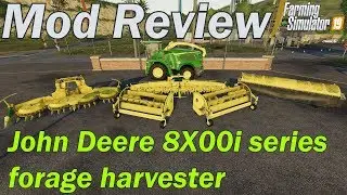 Mod Review - John Deere 8X00i Forage Harvester pack
