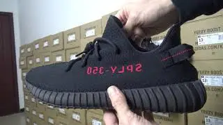 adidas Yeezy Boost 350 V2 Black Red size （13.5-14.5）