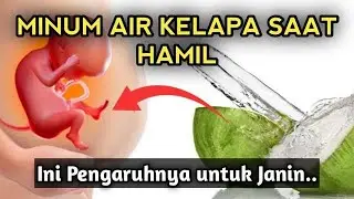 Minum Air Kelapa saat Hamil, Ini Risiko Bahayanya⁉️
