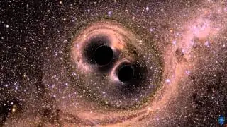 Binary Black Hole Orbit Graphic Simulation