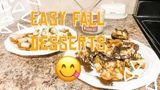 Easy Fall Desserts | Under 5 minutes | 2020 | Life with Britt
