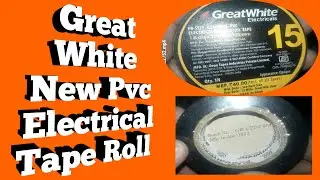 Great White New Pvc Electrical Tape Roll