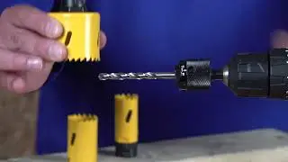 Universal Quick Release Holesaw Arbor Set