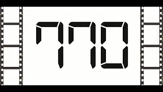 Countdown from 770 to 0 (Retro)