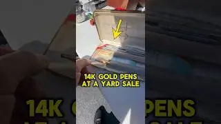 GARAGE SALE SCORE&hellip; 14k Gold Pens‼️ #yardsale #garagesale