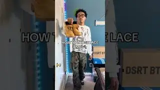 Как ослабить шнуровку на ботинках Timberland🥾 #timberlands #timberlandboots #howtotutorial #stree...