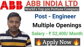 World's Top MNC ABB India Hiring for Engineer Vacancies I Diploma Jobs I B.E/B.Tech Jobs in India