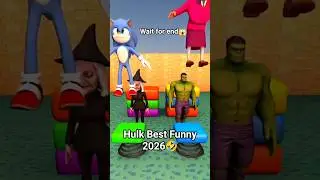 Very Funny Hulk 2026 🤣 #hulk #funny #shorts