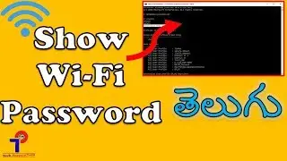 Show Wi-Fi Password Using Command Control CMD Windows 10/8/7/XP
