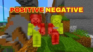 Minecraft Steve Saga - POSITIVE STEVE AND NEGATIVE STEVE