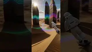 The Desert of Resonance#ai #aiart #aifilm #epicspace #scifi #hoverboard #megastructure