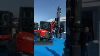 Geax DTC20 compact piling rig at Geofluid
