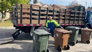 Republic Services Cart Delivery Truck