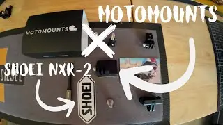 MOTOMOUNTS Helmet Camera Mount For SHOEI NXR-2 | DJI Action 4 Mount