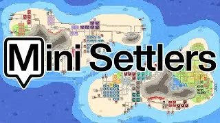 Mini Settlers | Удивительно глубокий логистический градостроитель с автомагистралями, портами и ф...