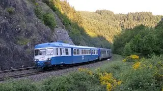 X2900 - X2230 - Rampe des Sauvages - Train scolaire Lyon/Montlu&ccedil;on - AAATV Montlu&ccedil;on - 15  Mai 2025