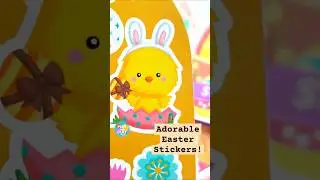 Action 🌸 Easter STICKERS🐣🐰 #action Watch MORE ▶️ @PlayandClay #easter #stickers #shorts #artandcraft