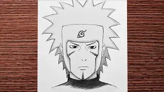 Anime drawing | how to draw Tobirama Senju step-by-step | easy drawing for beginners