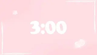 3 Minute Aesthetic Timer for Studying with Lofi Music