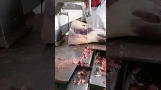 Meat Cutting With Machine Skill #shorts #viral #meatboy #viralvideo #viralyoutube #shortsfeed