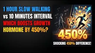 1 Hour Slow Walking vs 10 Minutes Interval Walking