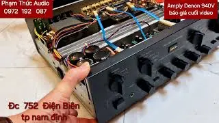Denon 940V amplifier at the best price for Bose enthusiasts and all types of demanding speakers.