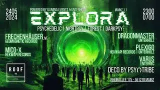 VARUS @ HOLZN Explora [Night Psychedelic] &bull; DJ-Set &bull; ROOF175 Mainz &bull; 24.O5.2O24
