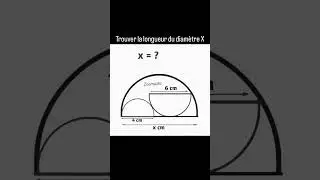 Que vaut le diam&egrave;tre du grand cercle #zoomaths #maths #mathematics #trigonometricalidentities