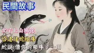 驚掉下巴！三娘上山摘花被母蛇 “借眼珠”，誤入另一個春意盎然的世界，尋得情花情草後，胎記消失獲帥公子跪地求婚！#民间故事 #故事分享 #故事頻道 #弘扬正能量 #民间故事合集