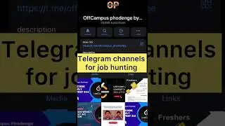 Telegram channels that can help you in job searching