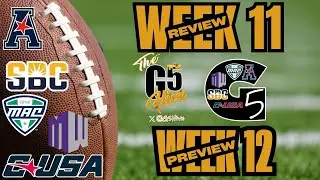 G5 College Football 2025 Week 11 Review & Week 12 Preview