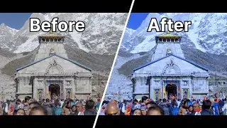 Kedarnath Color Grading | Before & After Cinematic Look | Filmora 14 Color Grading | NV Editing 🔥