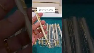 Beautiful 92.5silver pens available at Goldrock Jewels . Contact 7087405479 #gold #silverpen