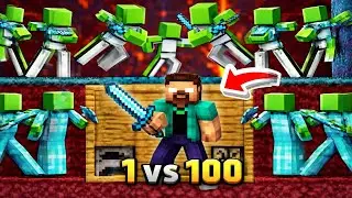 MINECRAFT,BUT I FIGHT WITH 100 MINI MONSTERS 😱|| LIT TOWN || #minecraft #16 PART 6