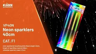 VP40N Neon sparklers 40cm | Klasek pyrotechnics