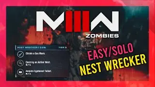 Nest Wrecker (Tier 5) | MW3 Zombies GUIDE | Quick/Solo | MWZ Mission Tutorial