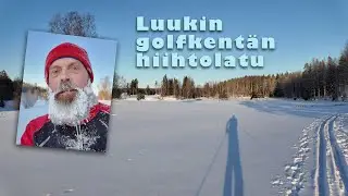Luukin golfkent&auml;n hiihtolatu