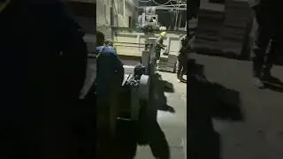 Auto blind road sidewalk stone profiling machine