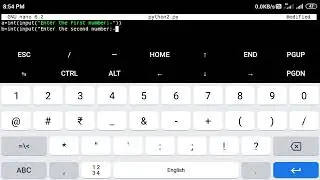 How to write a simple python program in android using termux. #termux |#python |#programs |#android