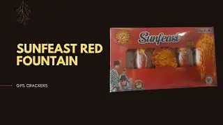 Sunfeast Red Fountain Unboxing And It's Function | GPS CRACKERS #online_crackers #crackers