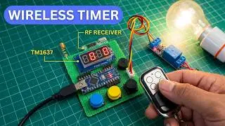 Arduino Timer with TM1637 4-Digit LED Display & 433MHz RF Remote Control