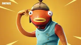 Fortnite FISHSTICK skin First Win Gameplay!!!